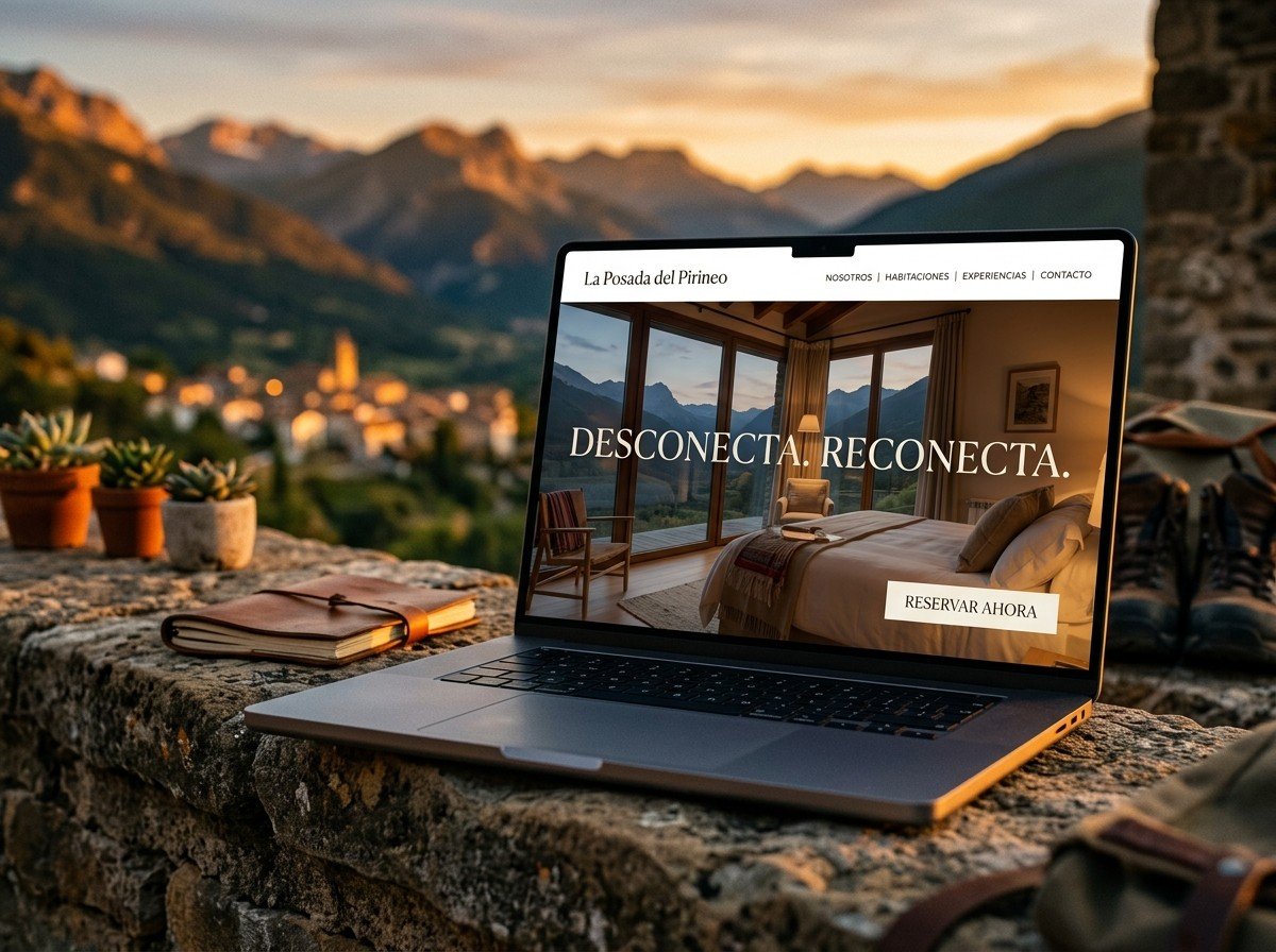 Concepto de web para Alojamiento rural