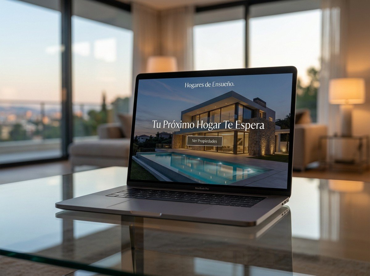 Concepto de web para Inmobiliaria